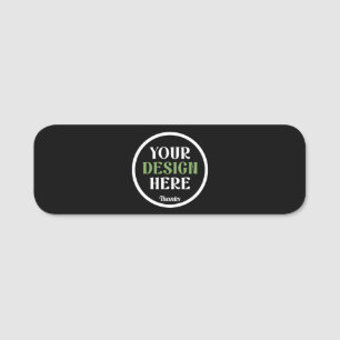 custom, unique, sleek & minimalist hershey®'s kiss name tag