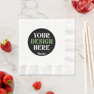 custom, unique, sleek & minimalist hershey®'s kiss napkin