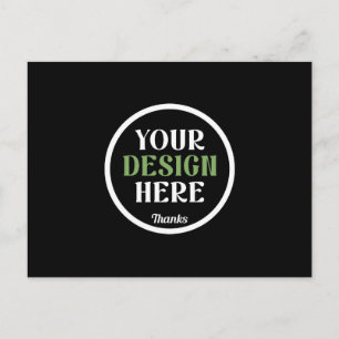custom, unique, sleek & minimalist hershey®'s kiss postcard