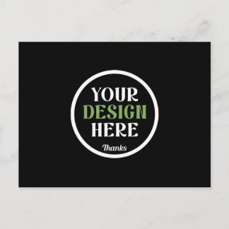 custom, unique, sleek & minimalist hershey®'s kiss postcard