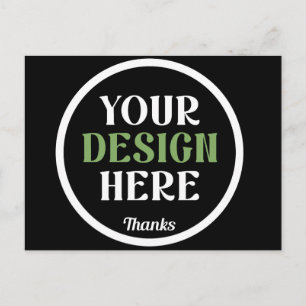 custom, unique, sleek & minimalist hershey®'s kiss postcard