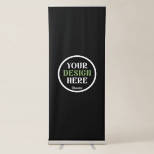 custom, unique, sleek & minimalist hershey®'s kiss retractable banner
