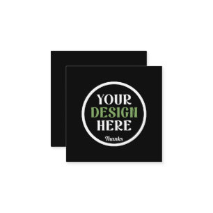 custom, unique, sleek & minimalist hershey®'s kiss square business card