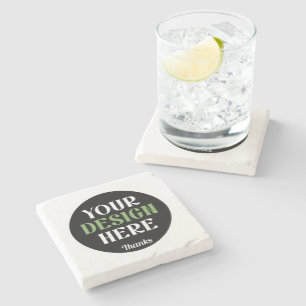 custom, unique, sleek & minimalist hershey®'s kiss stone coaster