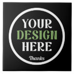 custom, unique, sleek & minimalist hershey®'s kiss tile<br><div class="desc">This design is accessible to all. Feel free to customise the logo, images, text, and colours according to your preferences. Thank you very much.</div>