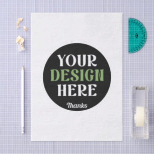 custom, unique, sleek & minimalist hershey®'s kiss tissue paper