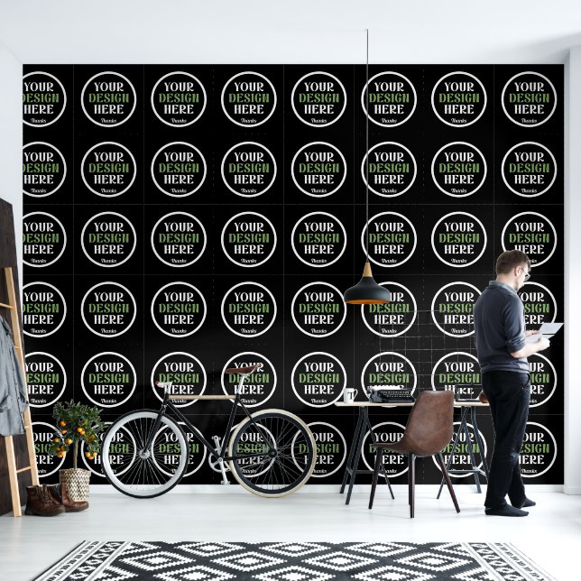 custom, unique, sleek & minimalist hershey®'s kiss wallpaper (Living Room)