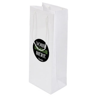 custom, unique, sleek & minimalist hershey®'s kiss wine gift bag