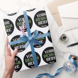 custom, unique, sleek & minimalist hershey®'s kiss wrapping paper