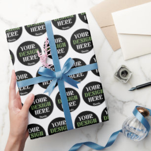 custom, unique, sleek & minimalist hershey®'s kiss wrapping paper