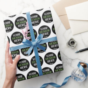 custom, unique, sleek & minimalist hershey®'s kiss wrapping paper