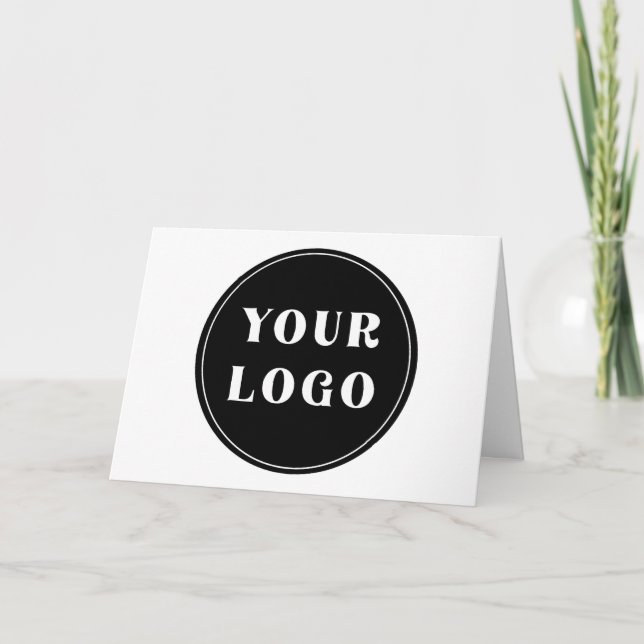 custom, unique, sleek & minimalist holiday card (Front)