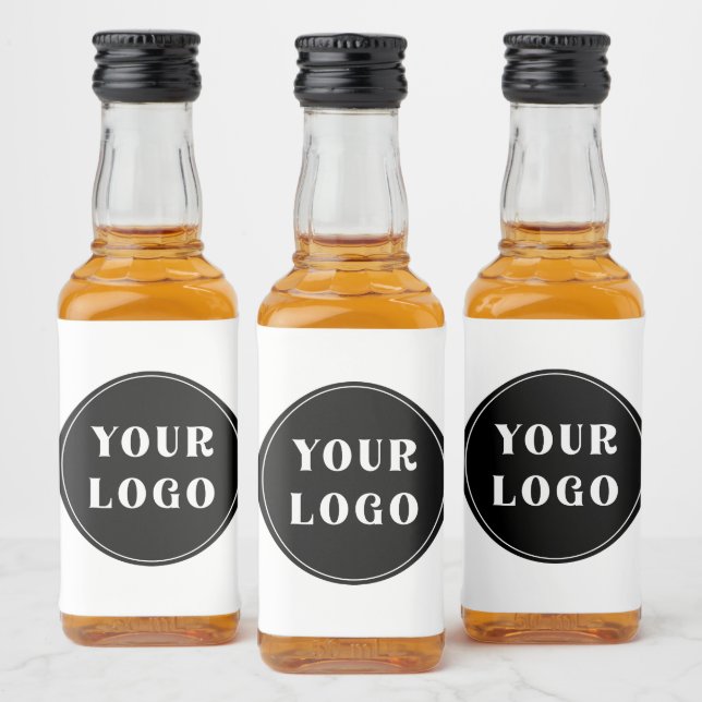 custom, unique, sleek & minimalist liquor bottle label (Bottles)