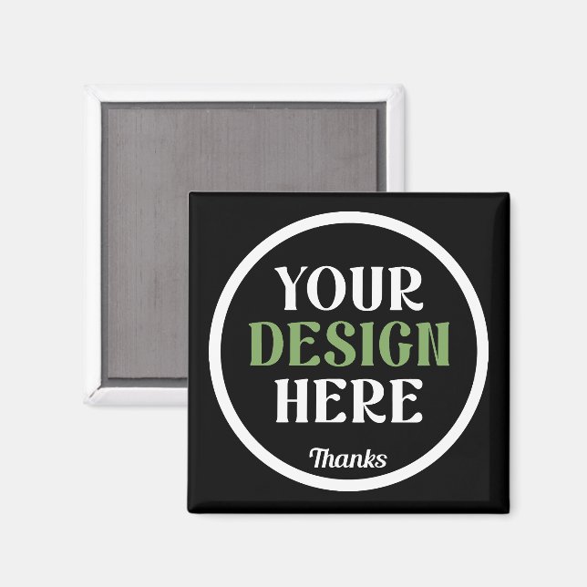 custom, unique, sleek & minimalist magnet (Front/Back)