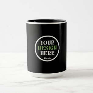 custom, unique, sleek & minimalist mug