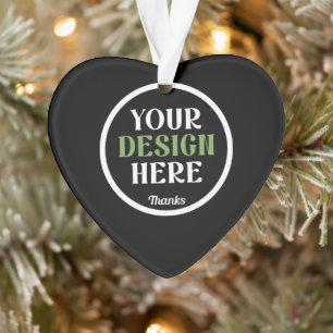 custom, unique, sleek & minimalist ornament