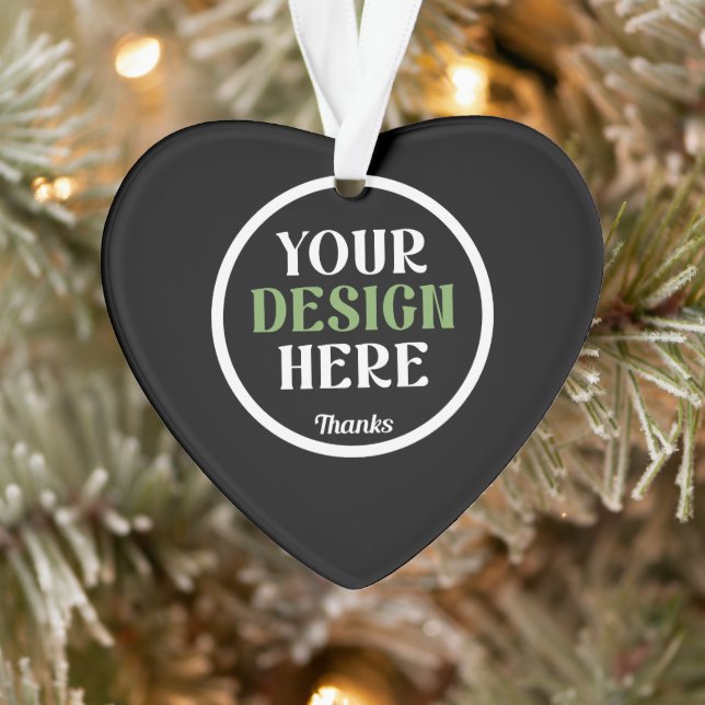 custom, unique, sleek & minimalist ornament (Tree)