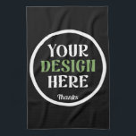 custom, unique, sleek & minimalist tea towel<br><div class="desc">This design is accessible to all. Feel free to customise the logo,  images,  text,  and colours according to your preferences. Thank you very much.</div>