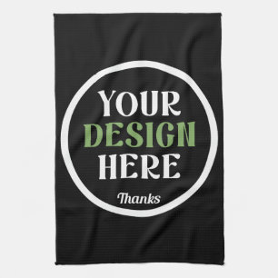 custom, unique, sleek & minimalist tea towel