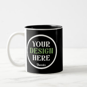 custom, unique, sleek & minimalist Two-Tone coffee mug