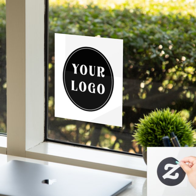 custom, unique, sleek & minimalist window cling (Office)