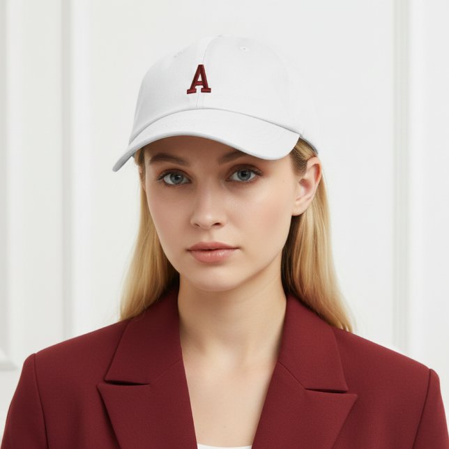 Custom Unisex Initial Cap Birthday Gift for Her (Monogram Baseball Cap Birthday Gift for Her or him, Personalized Unisex Cap Gift for Mom or Friends)