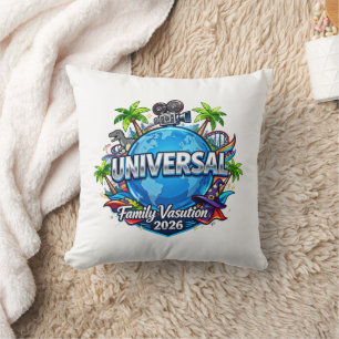 Custom Universal Florida Family Vacation 2026 Shir Cushion