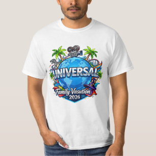 Custom Universal Florida Family Vacation 2026 Shir T-Shirt