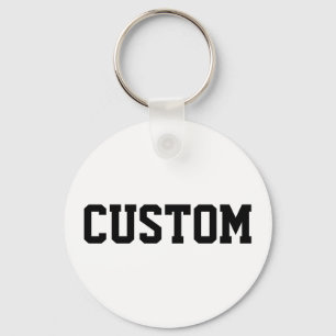 Custom University College Letter Dad Gift for him Key Ring