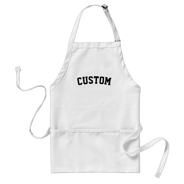 Custom University College Letter Gift for her him Standard Apron (Front)