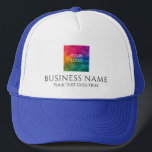 Custom Upload Business Company Logo Here Trucker Hat<br><div class="desc">Custom Upload Business Company Logo Here Personalised Template Trucker Hat.</div>