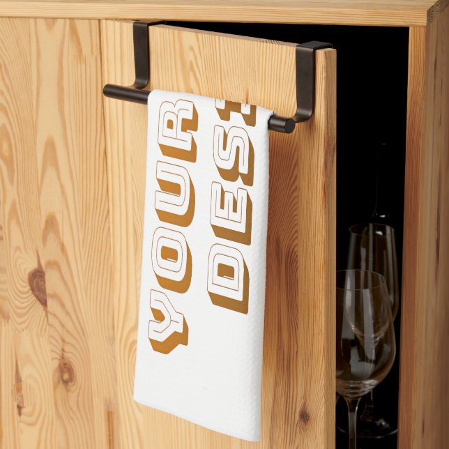Custom Upload Design Product Tea Towel (Thirds Fold)