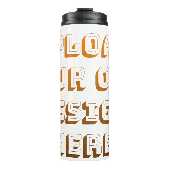 Custom Upload Design Product Thermal Tumbler (Front)
