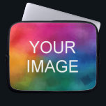 Custom Upload Your Own Photo Image Logo Add Text Laptop Sleeve<br><div class="desc">Custom Upload Your Image Photo Picture Business Company Logo Here Add Text Template Elegant Modern Neoprene 10 inch Laptop Sleeve.</div>