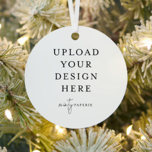 Custom Upload your Photo Metal Tree Decoration