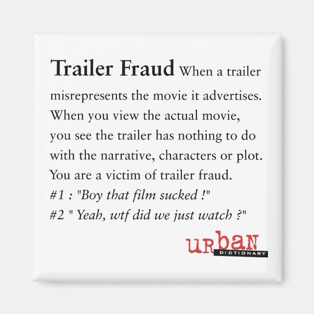 Custom Urban Dictionary Magnet (Front)