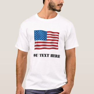 Custom US Flag T-Shirt