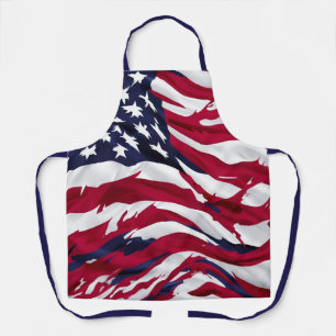 Custom USA Flag - Personalised Patriotic Vibes Apron