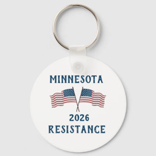 Custom USA Flag Resistance Key Ring
