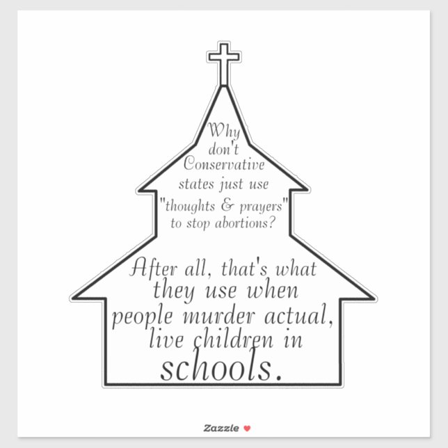 Custom Use "Thoughts and prayers" for abortion (Sheet)