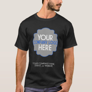 Custom Use Your Company Logo Website Event T-Shirt