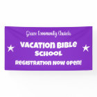 Custom Vacation Bible School Banner