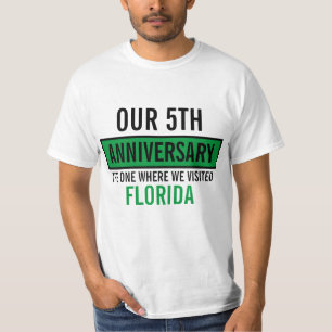 Custom vacation couple wedding anniversary T-Shirt