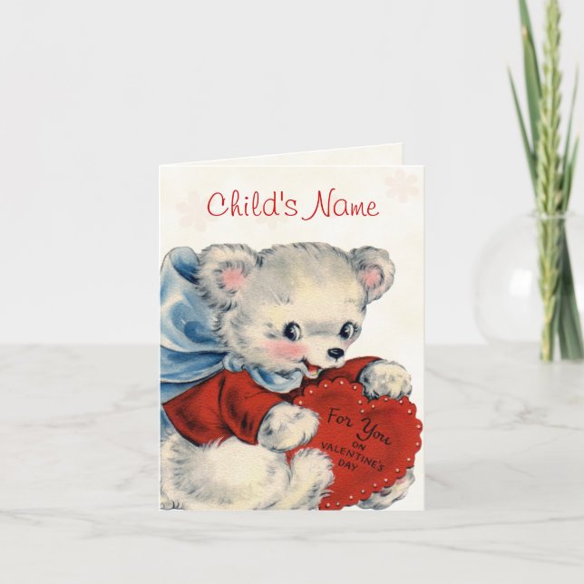 Custom Valentine Card for Kids (Front)