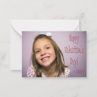 Custom Valentine for Kids With Word Search Card