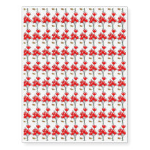 CUSTOM VALENTINE HEARTS TEMPORARY TATOOS TEMPORARY