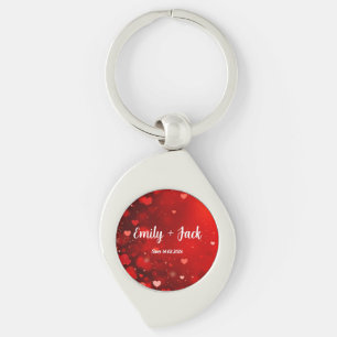Custom Valentine Love Gift for Him & Her Key Ring