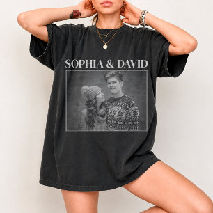 Custom Valentines Day 2026 Photo Personalised 90s T-Shirt