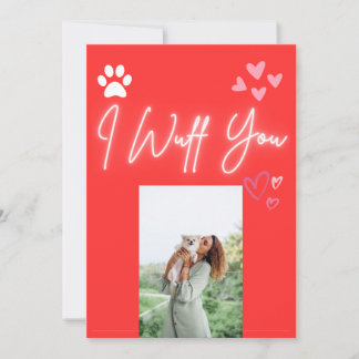 Custom Valentines Day Card From Dog For Dog Mum