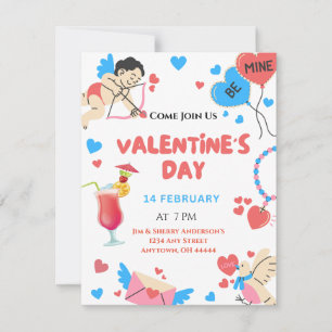 Custom Valentine's Day Party Invitation